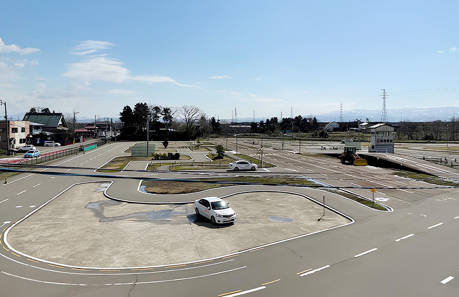 みどり自動車学校のコース俯瞰